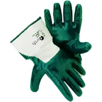 FORTIS Nitril Schutzhandschuh Mechanic blue, weiß/blau Produktbild