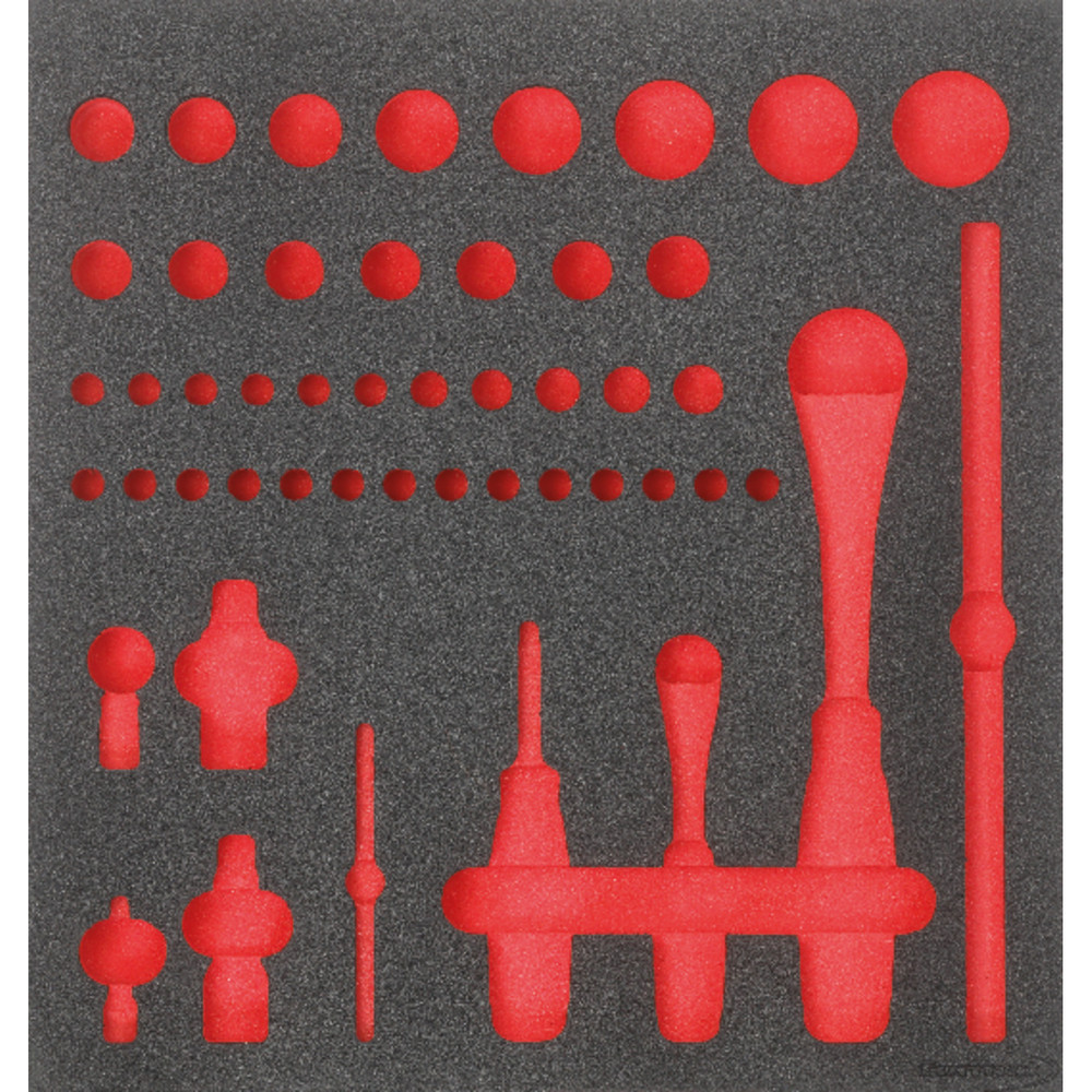 FORMAT Werkzeugmodul 2/3 leer für Steckschlüssel 1/4" und 1/2" Produktbild img1 L