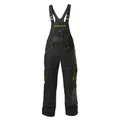 FORTIS Latzhose BASIC 24, schwarz/Lime grün Produktbild