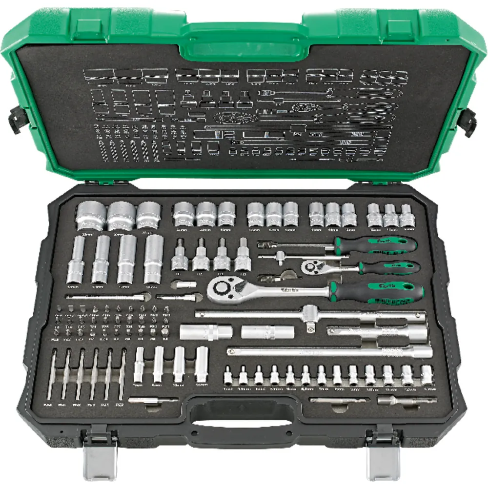 FORTIS Steckschlüssel-Garnitur 1/4"+1/2" 91-teilig Produktbild img1 L