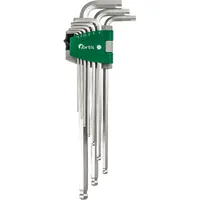 FORTIS Winkelschraubendreher-Clip 9-teilig 1,5-10mm Spezial Produktbild