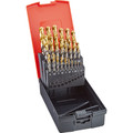 FORMAT Spiralbohrer-Set DIN 338 HSS TiN-TIP 1,0-10,0mm um 0,5mm steigend 19-teilig Produktbild img2 S
