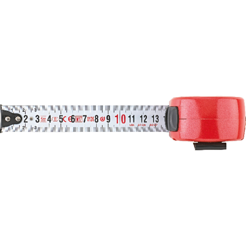 FORMAT Taschenbandmaß Alu 5m x 25mm weiß Produktbild img4 L