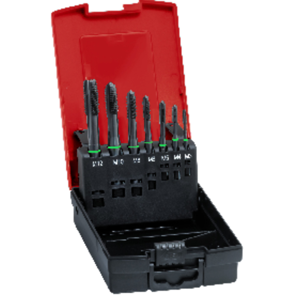 FORMAT Maschinengewindebohrer-Set DIN 371 HSSE Typ UNI Typ UNI Form B M3-M12 Produktbild img1 L