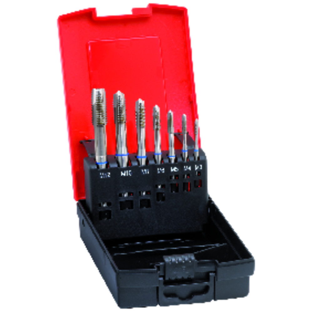 FORMAT Maschinengewindebohrer-Set DIN 371/376 Typ INOX Form B M3-12 Produktbild img1 L