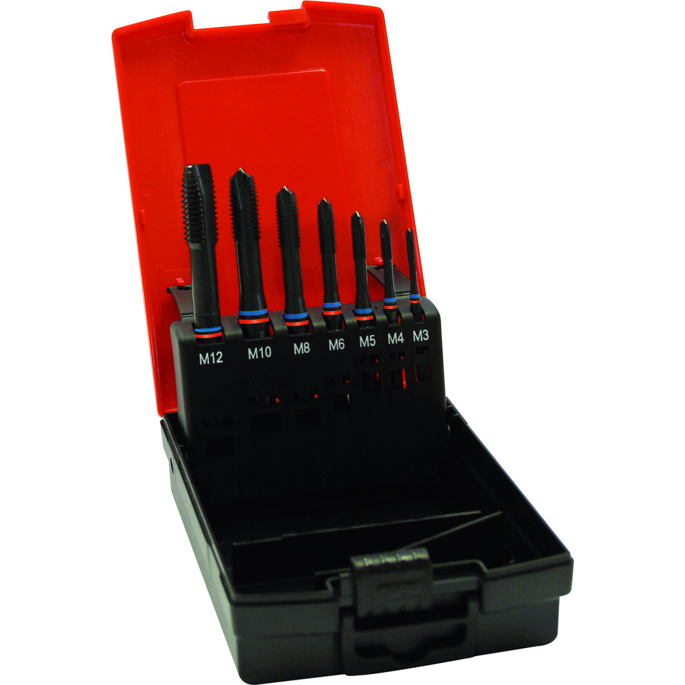 FORMAT Maschinen-Gewindebohrer-Satz DIN 376B vaporisiert FAT M3-M12 Tan HSS-E DL 6H N Produktbild img1 L