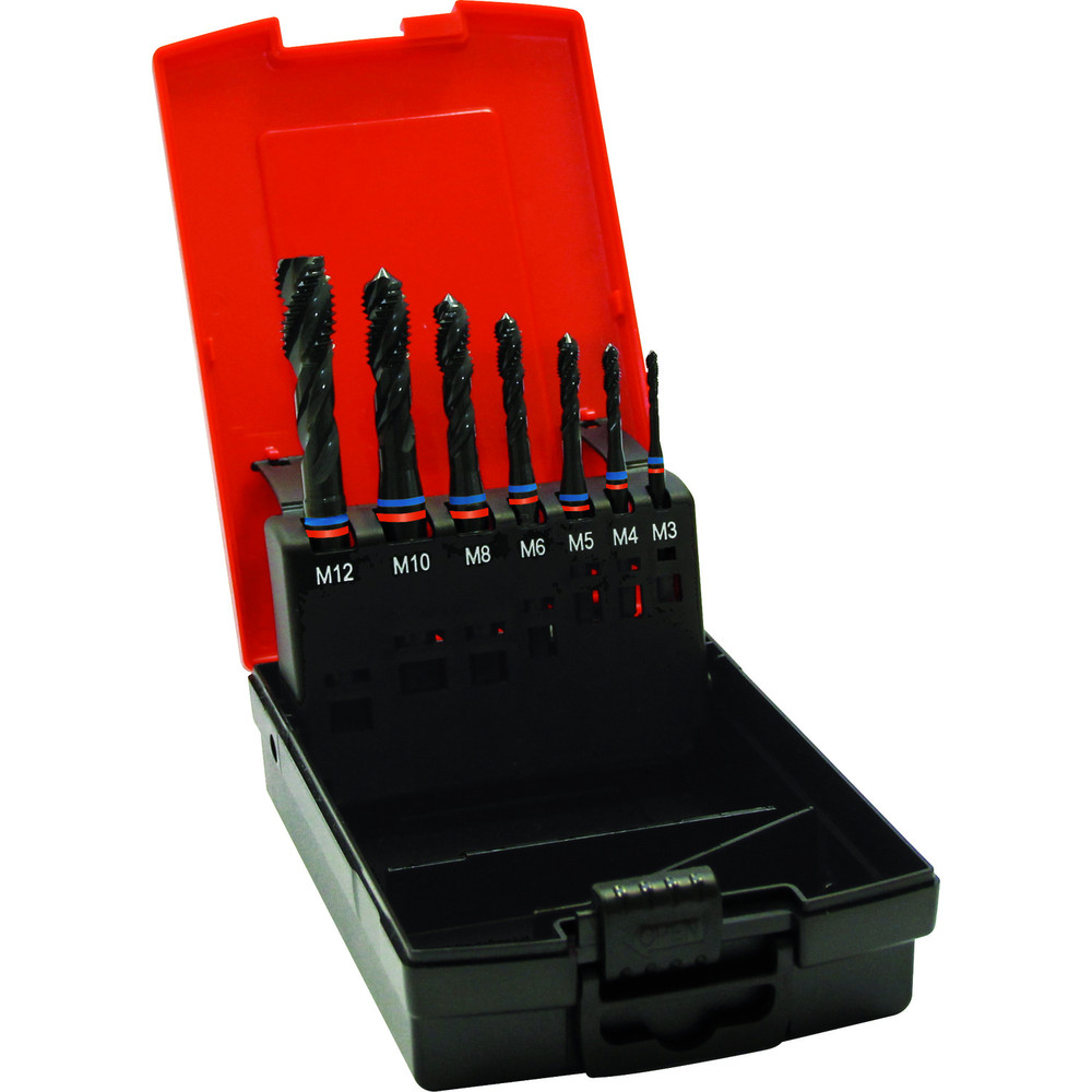 FORMAT Maschinen-Gewindebohrer-Satz DIN 376B vaporisiert FAT M3-M12 Tan HSS-E SL 6H N Produktbild img1 L