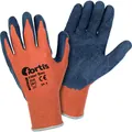 FORTIS Strick-Schutzhandschuh Fitter Bau, orange/anthrazitgrau Produktbild img1 S