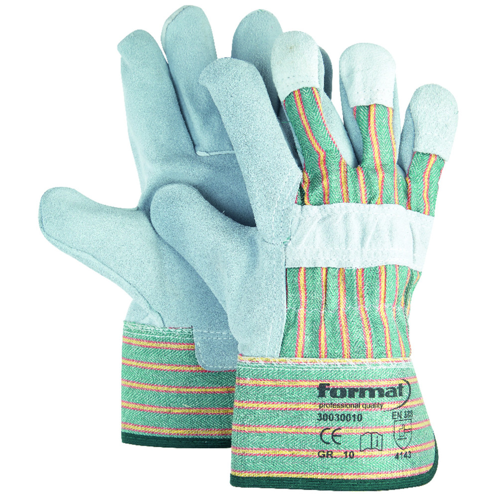 FORMAT Handschuh, Rindspaltleder, Größe 9 Produktbild img1 L