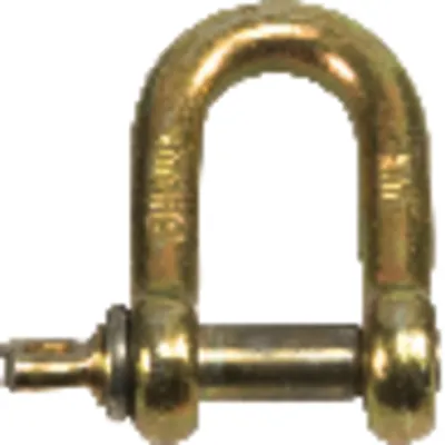 Produktbild von PÖSAMO - Schäkel gerade verzinkt 14mm - 9/16"