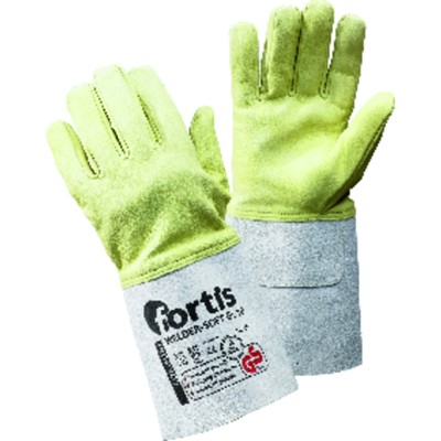 Produktbild von FORTIS AS - Schweißerhandschuh Welder Soft, Kat. II, beige, Größe 10