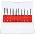 FORTIS Kleinfrässtift-Satz HM 3mm 10-teilig Produktbild