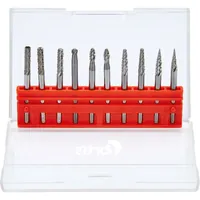 FORTIS Kleinfrässtift-Satz HM 3mm 10-teilig Produktbild