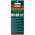 Produktbild von E-COLL - Sekundenkleber hochfest temperaturbeständig -50°C - +80°C 3gr Tube