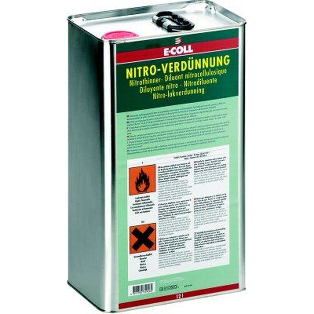 E-COLL Nitro Verdünnung silikonfrei Verdünnungs-/Reinigungsmittel 12L Kanister Produktbild img1 L