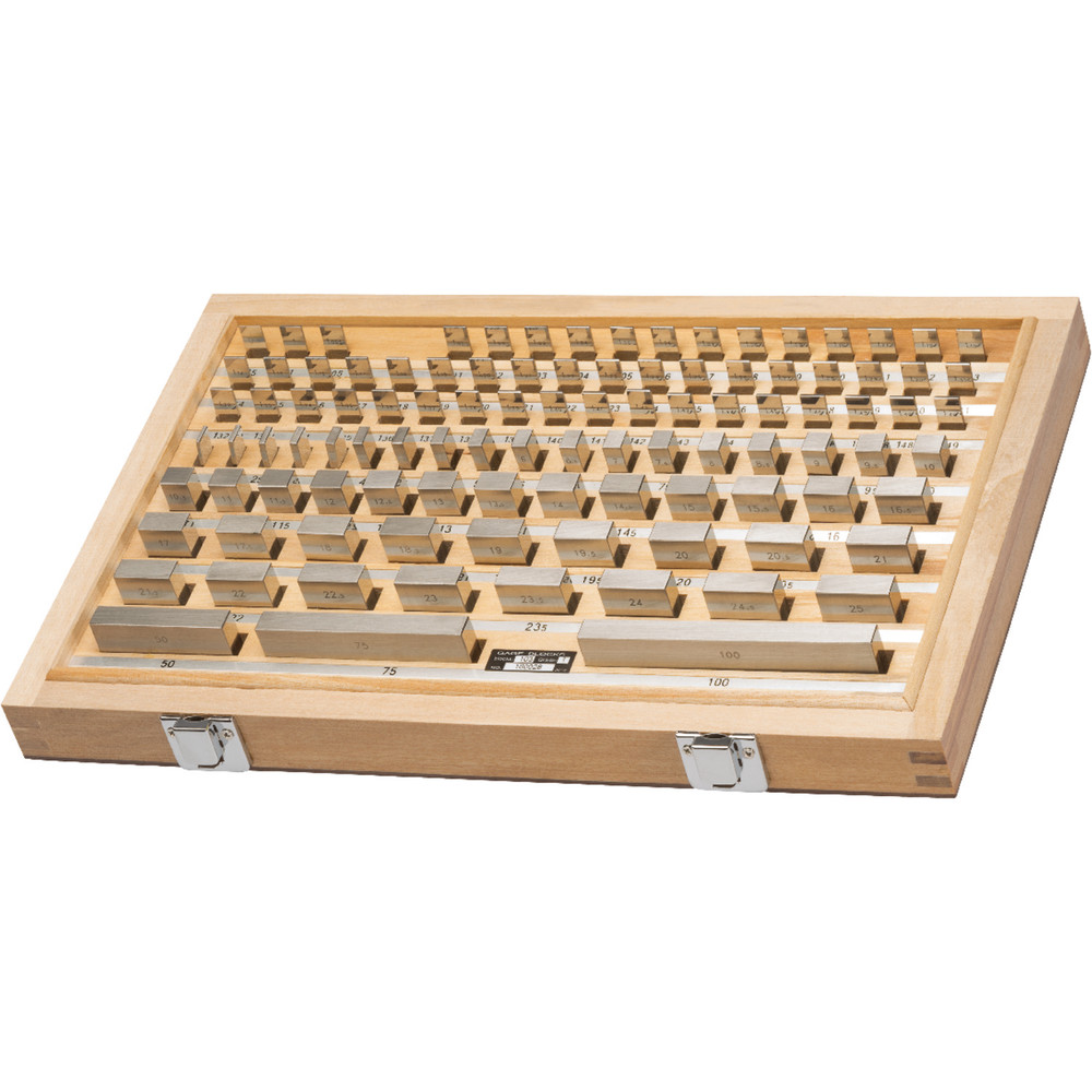FORTIS Parallel-Endmaß-Satz Stahl 103-teilig Genauigkeit 0 Produktbild img3 L