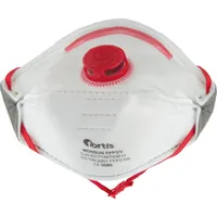 FORTIS Atemschutzmaske Monsun, 4-Punkt, weiß Produktbild
