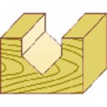 Produktbild von FORTIS - V-Nutfräser HW 16x12,7x45 S8