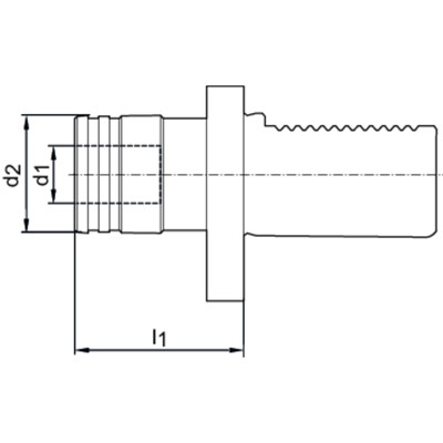 Produktbild von FORTIS - Gewindeschnellwechsel-Futter M3-12 VDI30