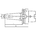 Produktbild von FORTIS - Aufnahme für Einschraubfräser DIN 69893 A HSK-A63 M8x75mm