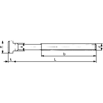 Produktbild von FORMAT - Schraube für T-Nuten DIN 787 M24x28x250mm komplett