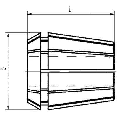Produktbild von FORTIS - Spannzange DIN 6499B ER25 14-13mm