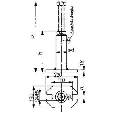 Produktbild von FORMAT - Schraubbock Größe 300 schwer 200-300mm