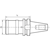 FORTIS Gewindeschneid-Schnellwechselfutter, JIS B 6339, Form A Produktbild