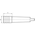 Produktbild von FORTIS - Gewinde-Schnellwechselfutter M14-33 MK4