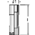 Produktbild von forum® - Steckschlüssel-Einsatz Sechskant lang 1/2" 22mm