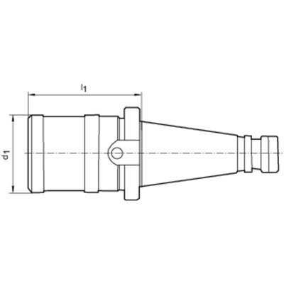 Produktbild von FORTIS - Gewindeschnellwechsel-Futter M6-20 SK 50