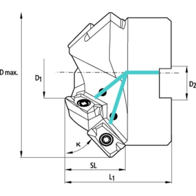 Produktbild von ForFine - Fasenfräser APKT16 ø35mm 75°