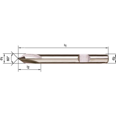 Produktbild von forum® - NC-Entgratfräser 60° DIN 6527 VHM ø20,0mm