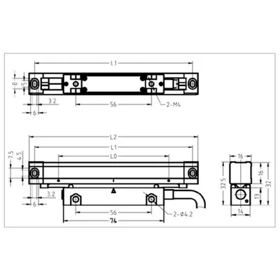 Produktbild von ELMAG - Glasmeßstab Mod. KA 200/50