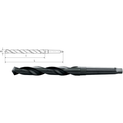 Produktbild von ELMAG - HSS-Spiralbohrer mit Morsekegel DIN 345 ø42,5mm