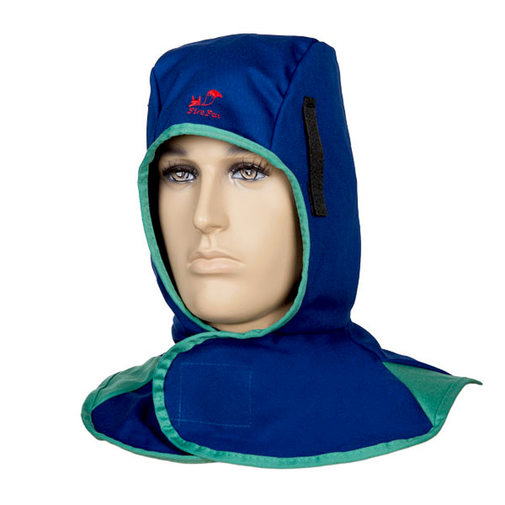 ELMAG Schweißerhaube blau WELDAS 23-6680 XL, KopfØ 68cm, HalsØ 52-65 cm Produktbild img1 L