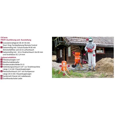 Produktbild von ELMAG - Sandstrahlgerät Modell CB 24-F-V2