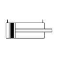 Produktbild von RIEGLER - Kompaktzylinder LINER, doppeltwirk., AG, Kol.-Ø 50, Hub 40, G 1/8 (7.