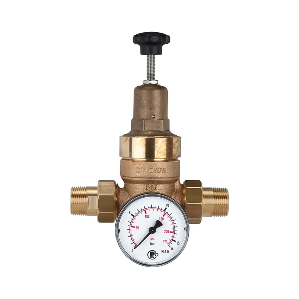 RIEGLER Druckregler für Trinkwasser, ohne DVGW, R 3/4, 1,5 - 12 bar (100.112) Produktbild img2 L