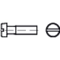 Produktbild von null - Zylinderschraube mit Schlitz DIN 84 Stahl 4.8 blank M6 x 8mm