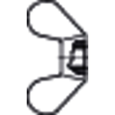 Produktbild von null - Flügelmuttern, DIN 315 Messing blank M 5