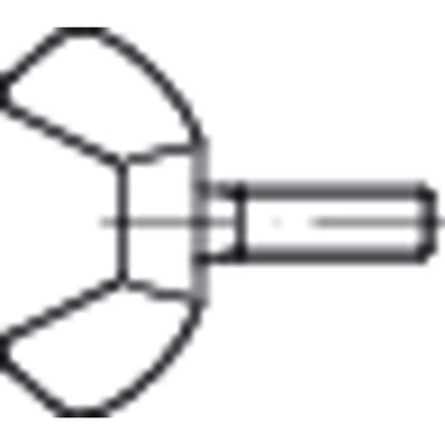 Produktbild von NOBRAND - Flügelschraube DIN 316 Edelstahl A4 M10 x 30mm