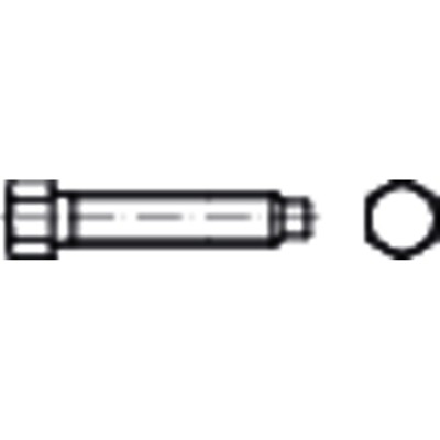 Produktbild von NOBRAND - Sechskantschraube mit Zapfen DIN 561 Form B Stahl 22H/8.8 zn M16 x 90