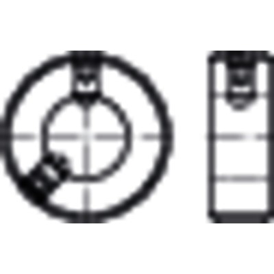 Produktbild von null - Stellringe mit Gewindestift-schwere Reihe, DIN 703 Stahl blank ø80 x 125