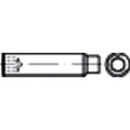 Produktbild von NOBRAND - Gewindestift mit ISK und Zapfen ISO 4028 Stahl 45 H verzinkt M5x0,8x6