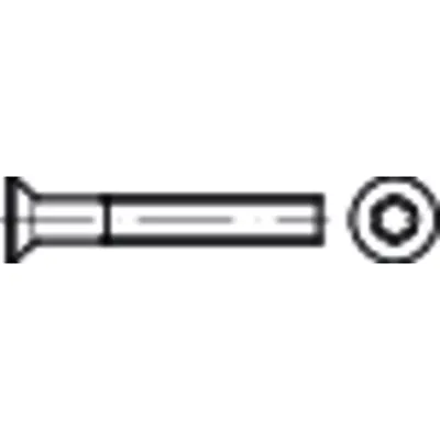 Produktbild von NOBRAND - Senkschraube mit TORX®-Profil DIN 965 Edelstahl A2 M6 x 8mm