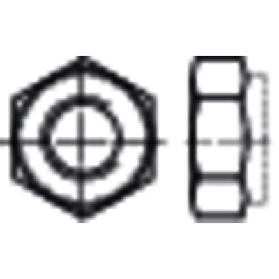 Produktbild von null - Sechskantmutter metallischem Klemmteil, DIN 980 Edelstahl A4 blank VM14