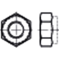 Produktbild von null - niedrige 6-kant-Mutter nichtmet. Klemmteil, DIN 985 Stahl 10 galv.verz. 