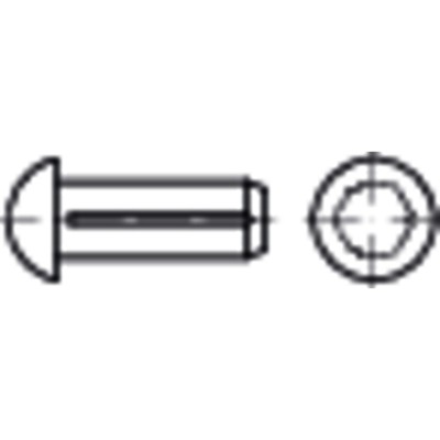 Produktbild von null - Halbrundkerbnagel ISO 8746 Form A mit Fase Stahl blank ø1,6 x 6mm