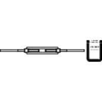 Produktbild von null - Spannschloss DIN 1480 offene Form Stahl 3.6 geschmiedet M16 0 x 170mm